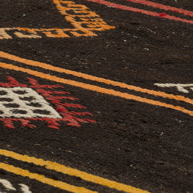 Alfombra Vintage Anatolian Kilim - 210 cm x 372 cm - K0085354