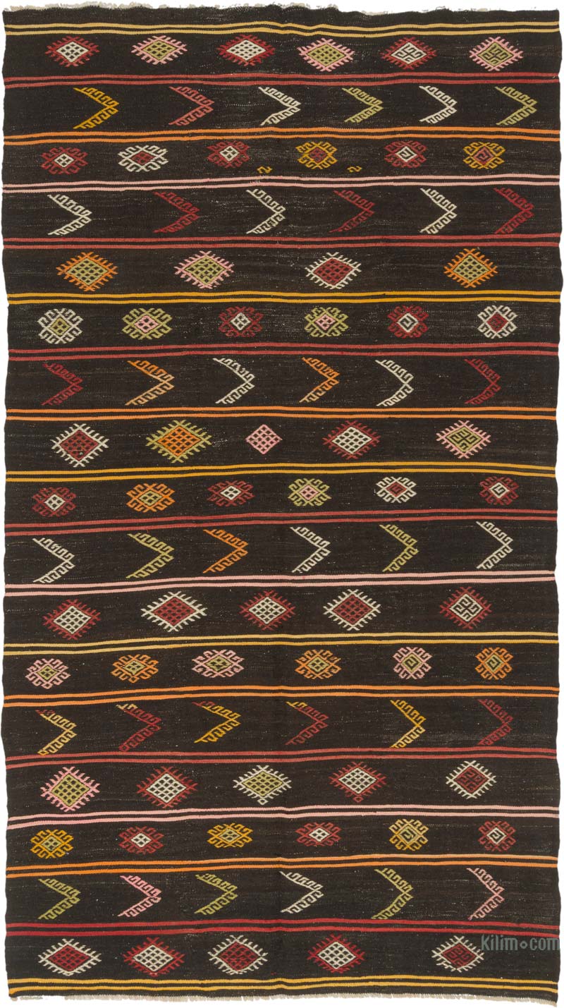 Alfombra Vintage Anatolian Kilim - 210 cm x 372 cm - K0085354