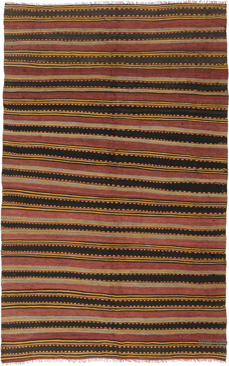 Alfombra Vintage Anatolian Kilim - 162 cm x 257 cm - K0085355