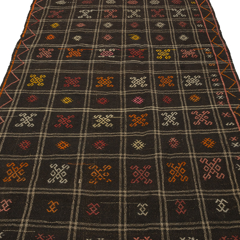 Vintage Anatolian Jijim Rug - 4' 2" x 10' 10" (50" x 130") - K0085358