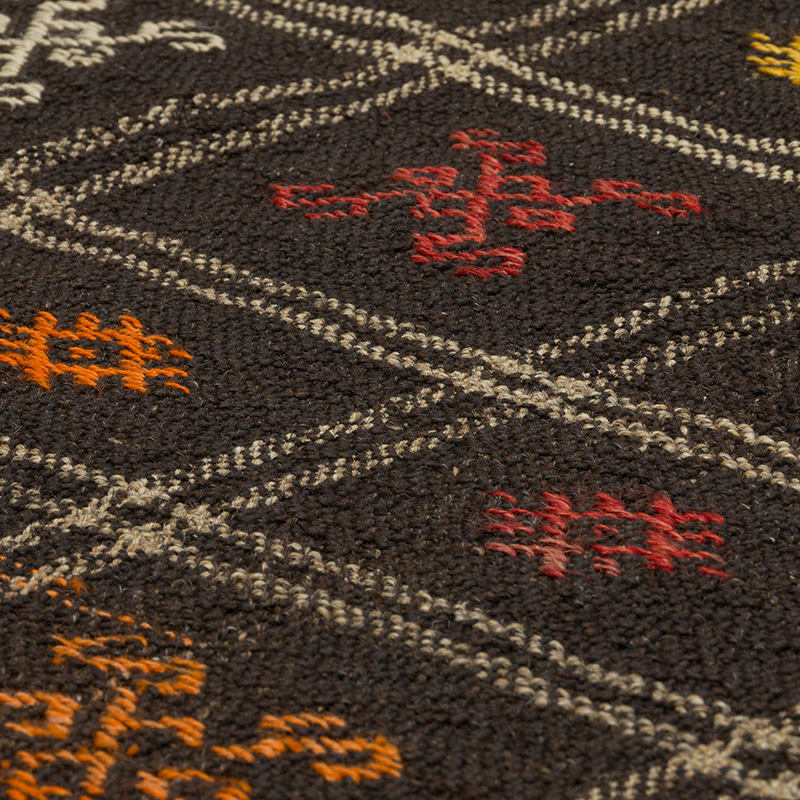Vintage Anatolian Jijim Rug - 4' 2" x 10' 10" (50" x 130") - K0085358