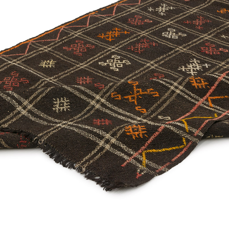 Vintage Anatolian Jijim Rug - 4' 2" x 10' 10" (50" x 130") - K0085358