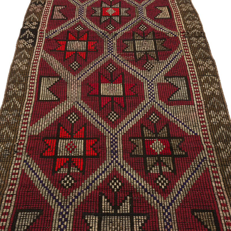 Corredor Vintage de Anatolia Jijim - 109 cm x 300 cm - K0085361