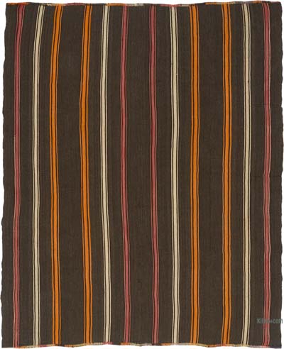 Vintage Anatolian Kilim Rug - 6' 9" x 8' 7" (81" x 103")