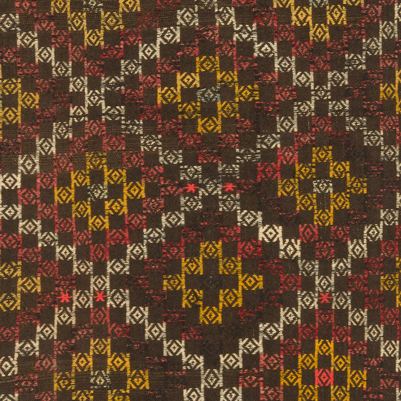 Vintage Anatolian Jijim Rug - 4' 7" x 9' 6" (55" x 114") - K0085366