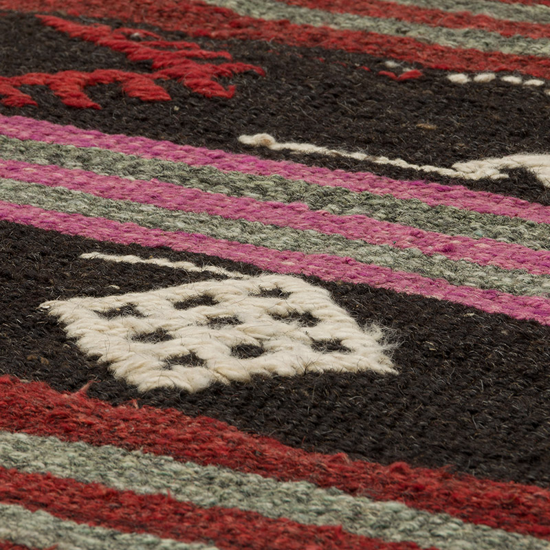 Alfombra Vintage Anatolian Kilim - 212 cm x 391 cm - K0085371