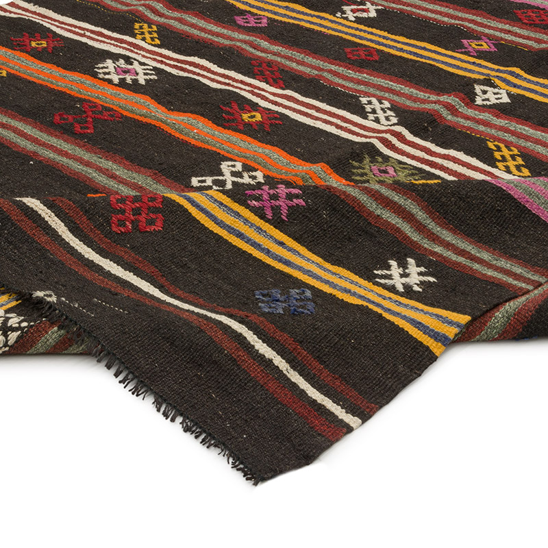 Alfombra Vintage Anatolian Kilim - 212 cm x 391 cm - K0085371