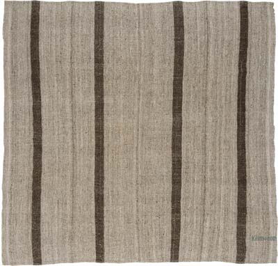 Vintage Anatolian Kilim Rug - 8' 4" x 8' 1" (100" x 97")