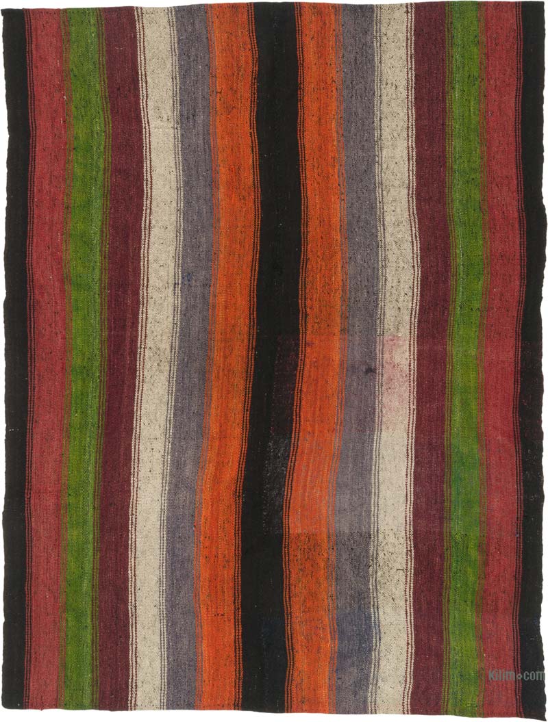 Alfombra Vintage Anatolian Kilim - 166 cm x 227 cm - K0085378