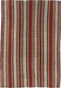 Vintage Anatolian Kilim Rug - 4' 3" x 6' 3" (51" x 75")