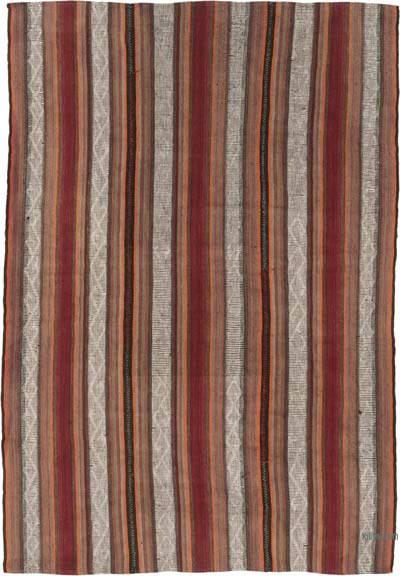 Vintage Anatolian Kilim Rug - 4' 3" x 6' 3" (51" x 75")