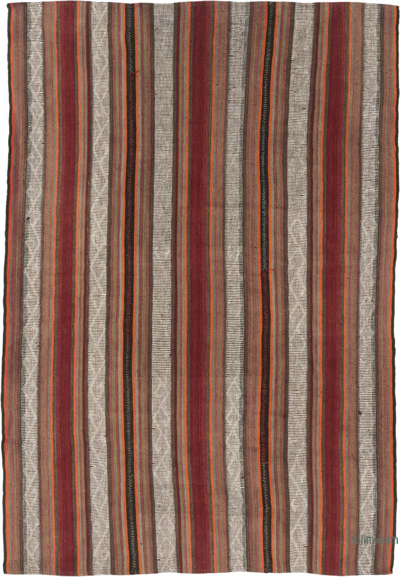 Vintage Anatolian Kilim Rug - 4' 3" x 6' 3" (51" x 75") - K0085379