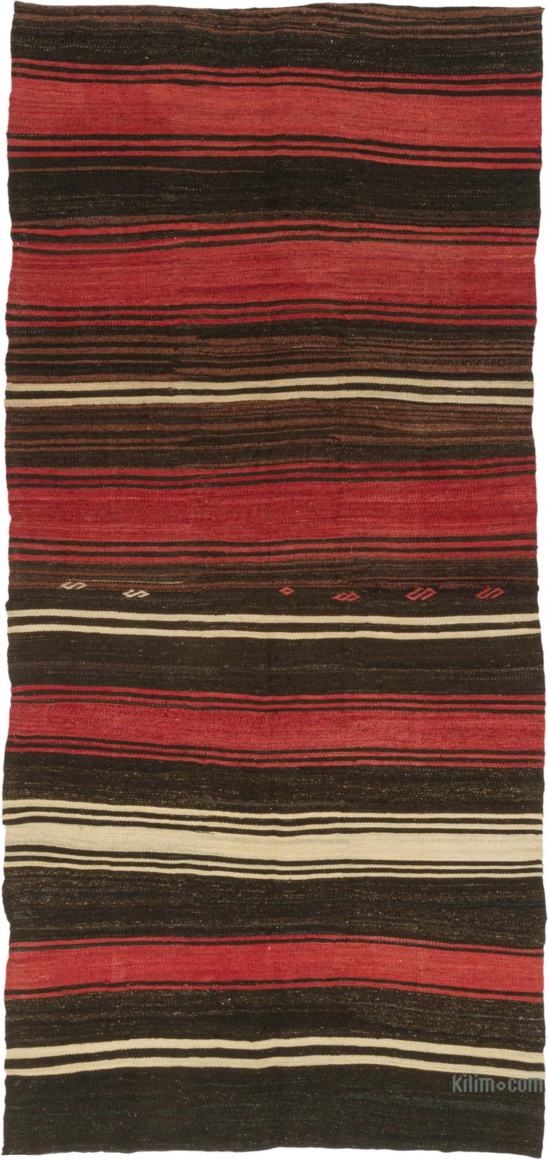 Alfombra Vintage Anatolian Kilim - 158 cm x 341 cm - K0085380