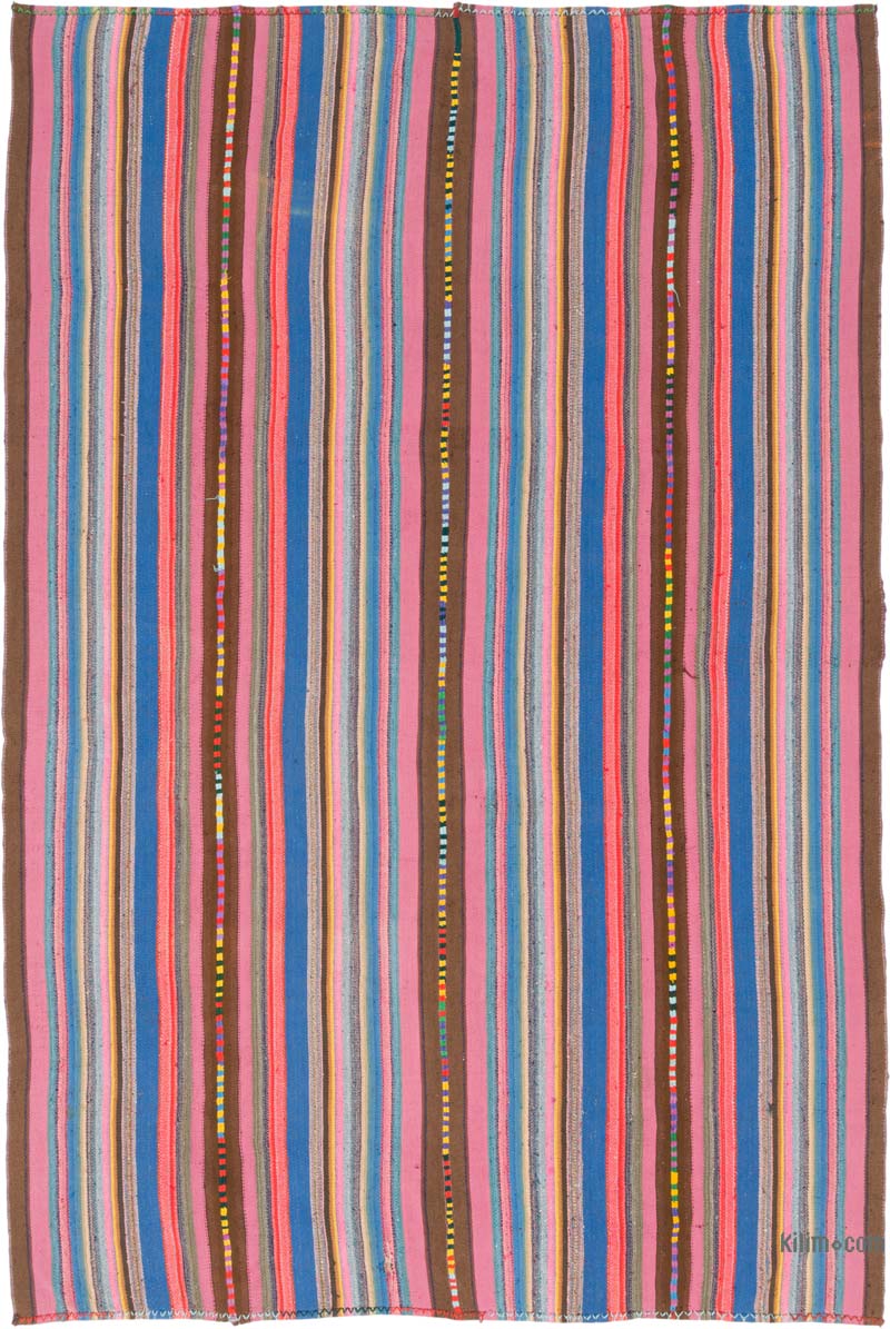 Alfombra Vintage Anatolian Kilim - 202 cm x 300 cm - K0085387