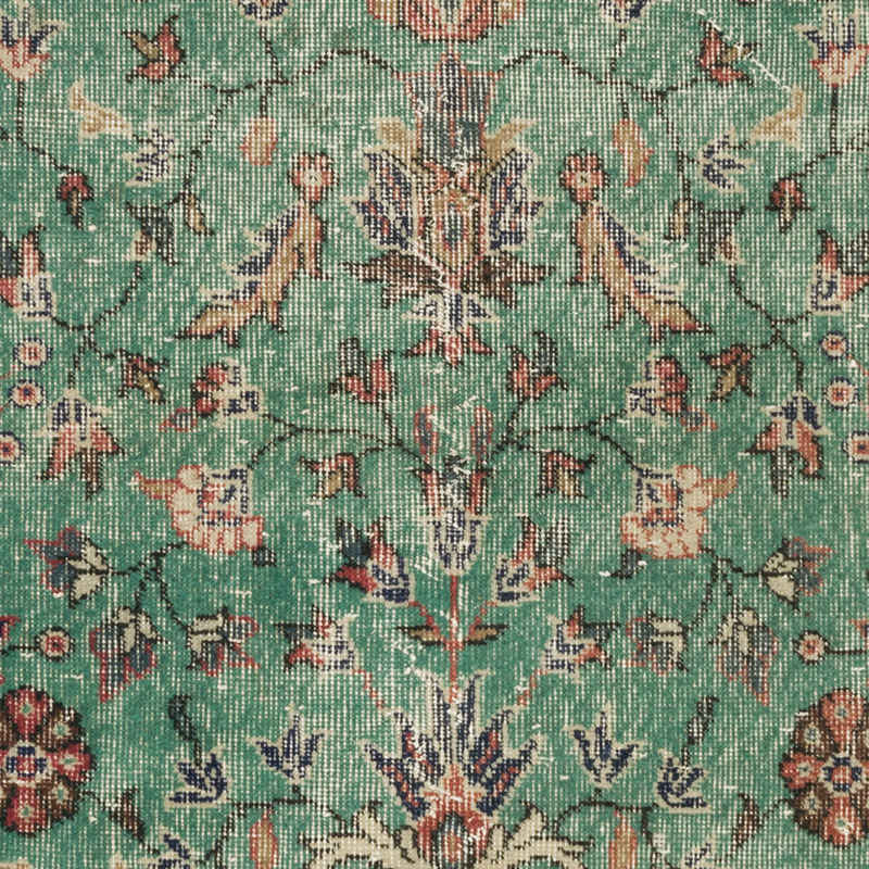 Alfombra Vintage Turca Anudada a Mano - 115 cm x 185 cm - K0085394