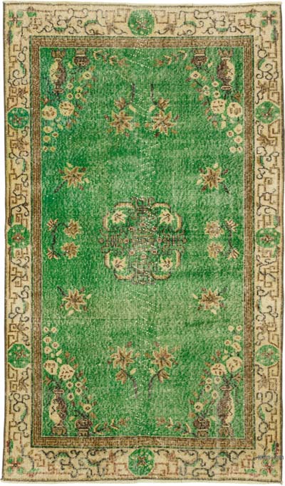 El Dokuma Vintage Halı - 115 cm x 197 cm