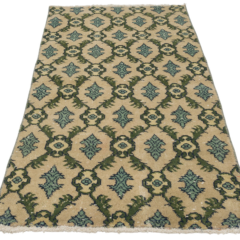 El Dokuma Vintage Halı - 80 cm x 158 cm - K0085396