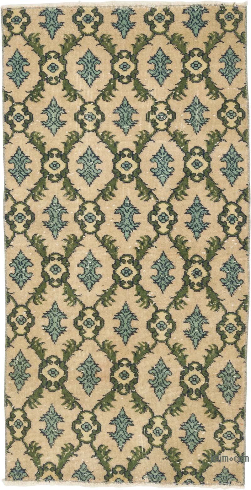 El Dokuma Vintage Halı - 80 cm x 158 cm - K0085396