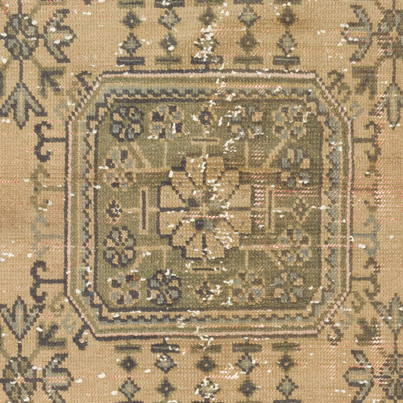 Alfombra Vintage Turca Anudada a Mano - 90 cm x 175 cm - K0085397