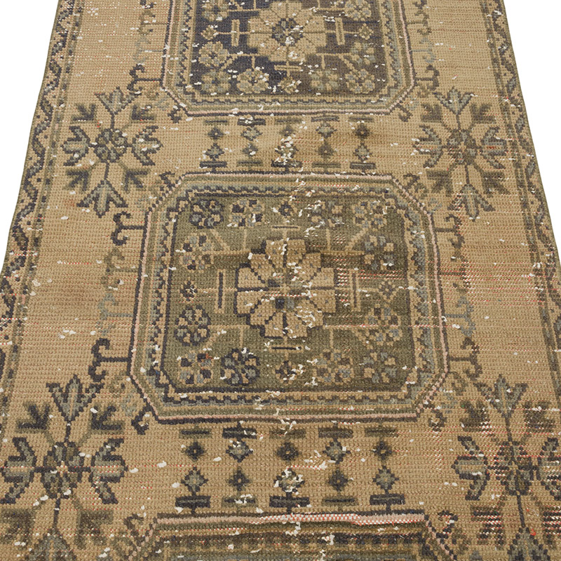 Alfombra Vintage Turca Anudada a Mano - 90 cm x 175 cm - K0085397