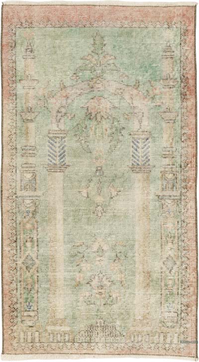 Alfombra Vintage Turca Anudada a Mano - 70 cm x 122 cm
