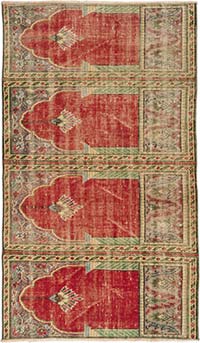 El Dokuma Vintage Hali - 130 cm x 220 cm