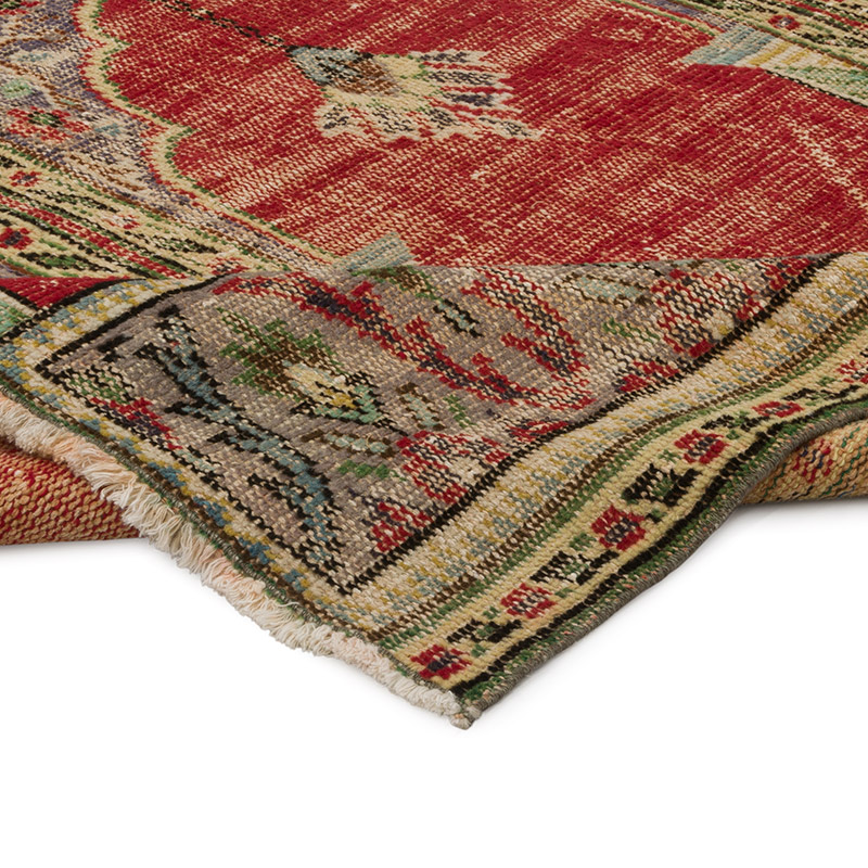 Alfombra Vintage Turca Anudada a Mano - 130 cm x 220 cm - K0085399