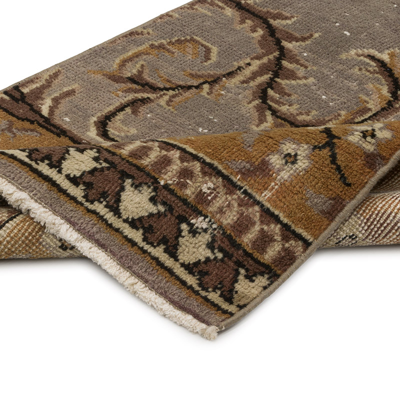 Pasillo Vintage Turco Anudado a Mano - 60 cm x 270 cm - K0085401