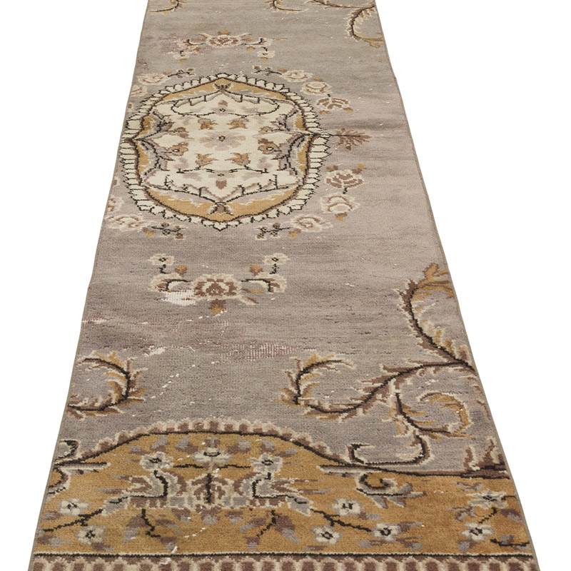 Pasillo Vintage Turco Anudado a Mano - 60 cm x 270 cm - K0085401