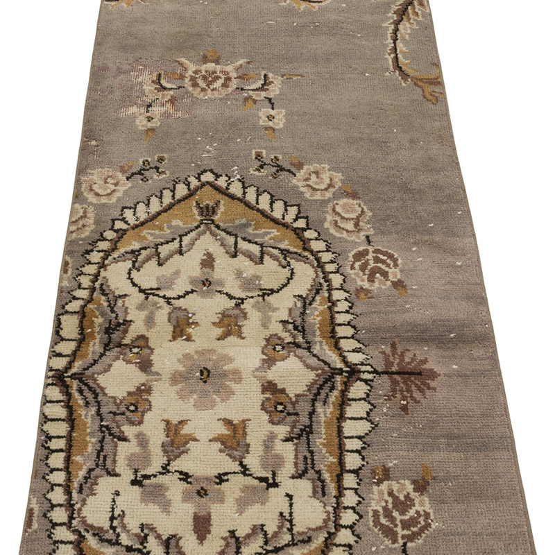 Pasillo Vintage Turco Anudado a Mano - 60 cm x 270 cm - K0085401