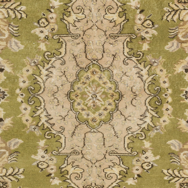 Alfombra Vintage Turca Anudada a Mano - 184 cm x 265 cm - K0085403