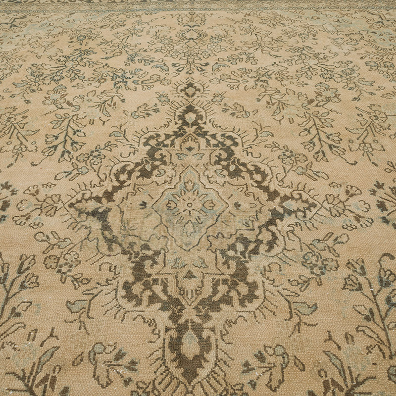 Alfombra Oriental Vintage Anudada a Mano - 303 cm x 385 cm - K0085405