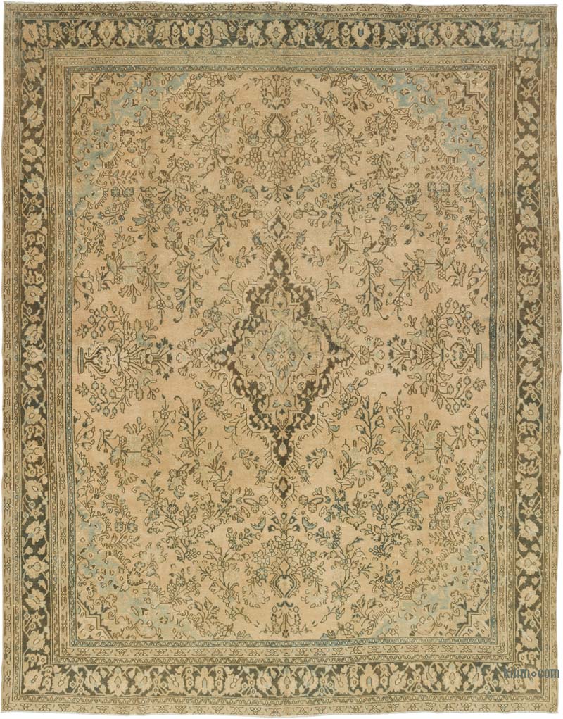 Alfombra Oriental Vintage Anudada a Mano - 303 cm x 385 cm - K0085405