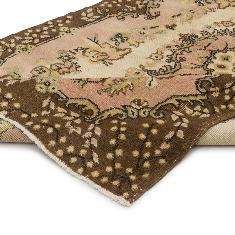Alfombra Vintage Turca Anudada a Mano - 120 cm x 206 cm - K0085406