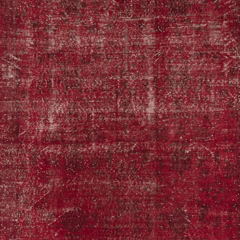 Over-dyed Vintage Hand-Knotted Turkish Rug - 6' 2" x 10' 7" (74" x 127") - K0085411