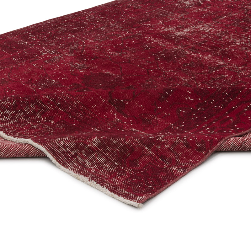 Over-dyed Vintage Hand-Knotted Turkish Rug - 6' 2" x 10' 7" (74" x 127") - K0085411