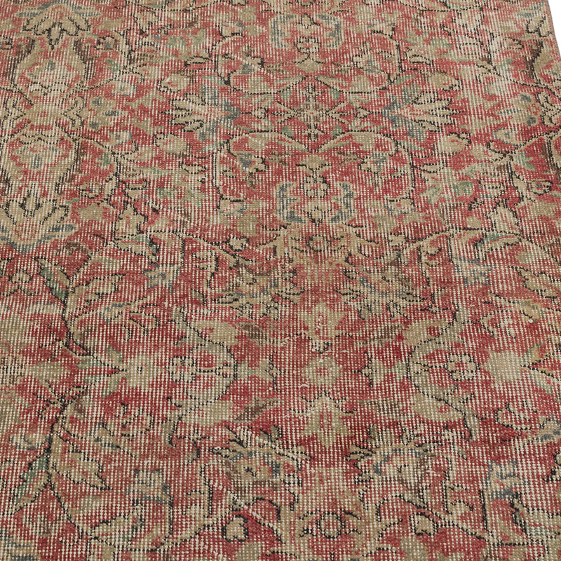 Alfombra Vintage Turca Anudada a Mano - 86 cm x 118 cm - K0085413
