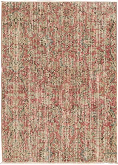Alfombra Vintage Turca Anudada a Mano - 86 cm x 118 cm