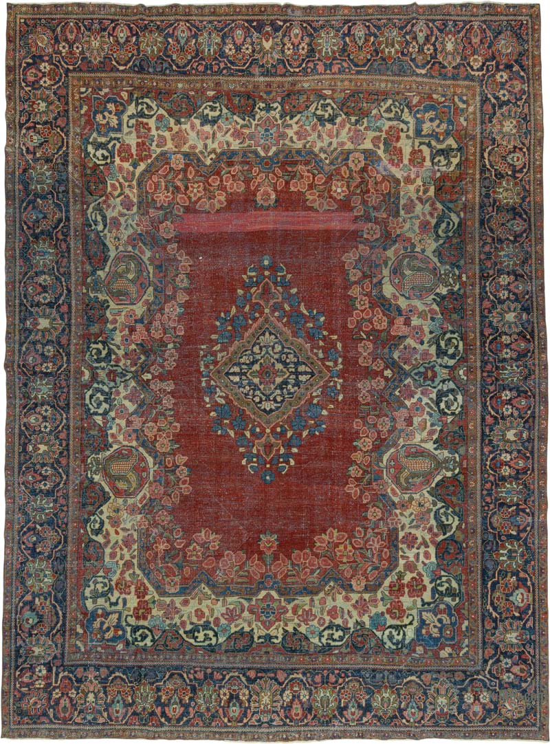 Alfombra Oriental Vintage Anudada a Mano - 309 cm x 415 cm - K0085420