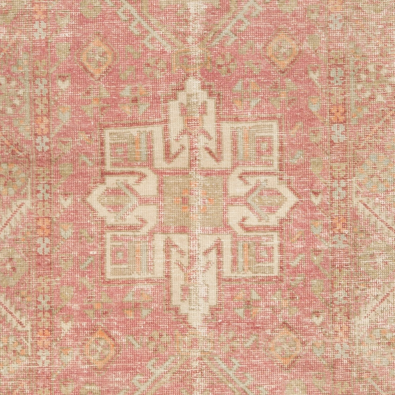 Pasillo Vintage Turco Anudado a Mano - 109 cm x 427 cm - K0085427