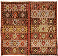Vintage Konya Kilim Rug - 11' 4" x 10' 8" (136" x 128")