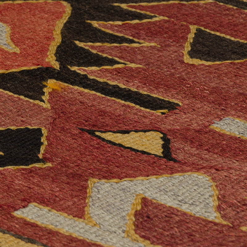 Vintage Konya Kilim Rug - 11' 4" x 10' 8" (136" x 128") - K0085431