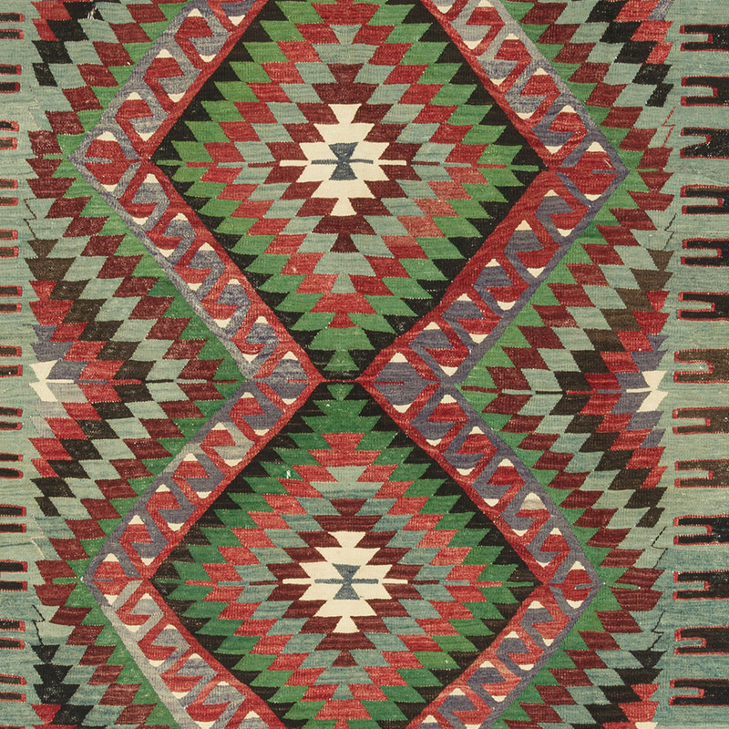 Vintage Esme Kilim Rug - 175 cm x 305 cm - K0085434