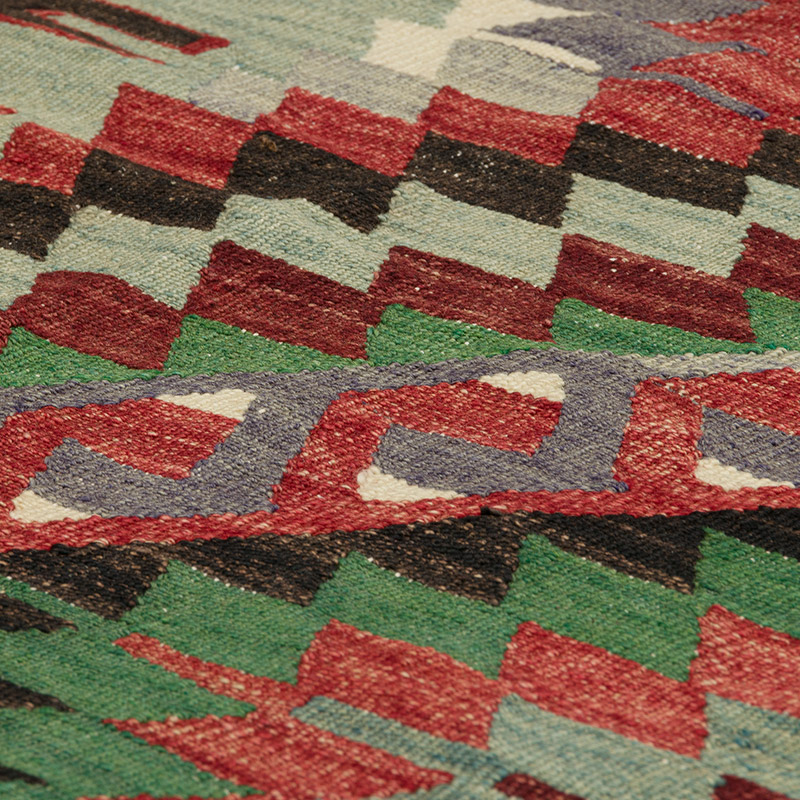Vintage Esme Kilim Rug - 175 cm x 305 cm - K0085434