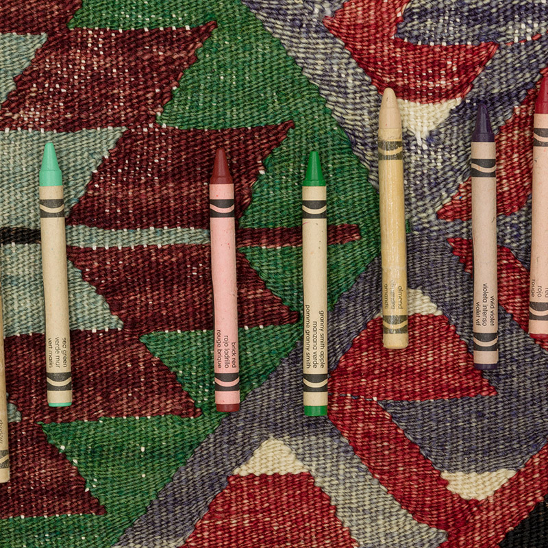 Vintage Esme Kilim Rug - 175 cm x 305 cm - K0085434