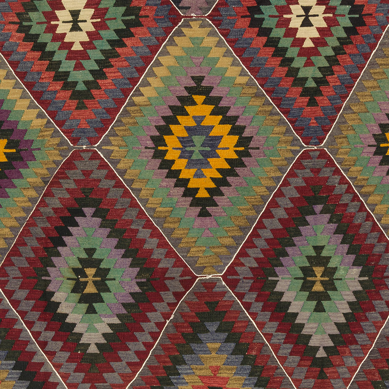Vintage Anatolian Kilim Rug - K0085435