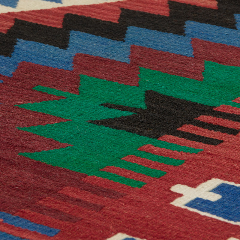 Vintage Esme Kilim Rug - 170 cm x 336 cm - K0085441