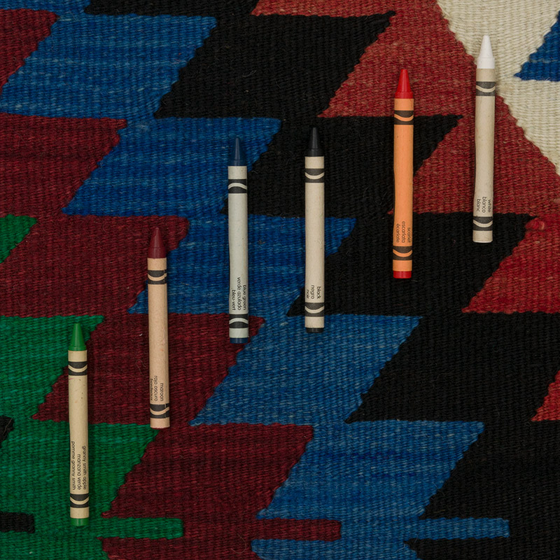 Vintage Esme Kilim Rug - 170 cm x 336 cm - K0085441