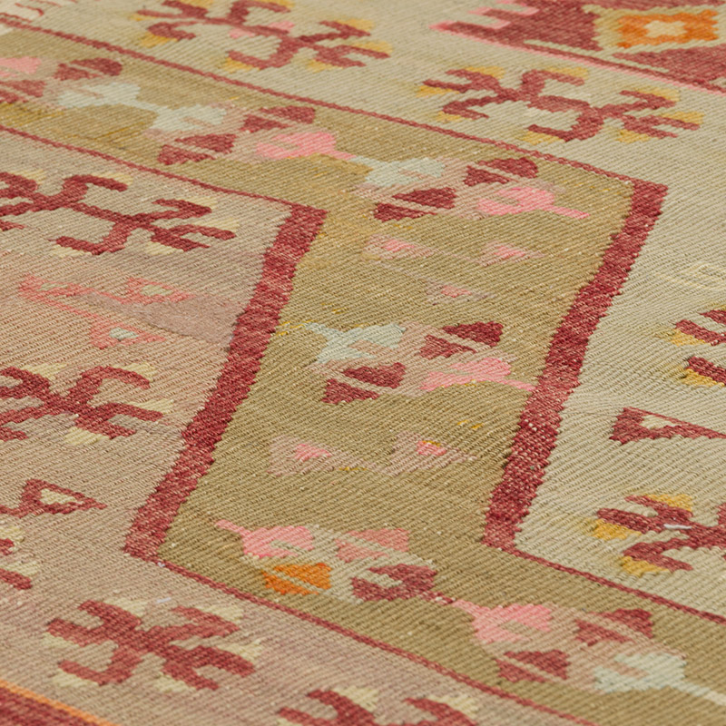 Antique Kayseri Kilim Rug - 5' 7" x 12' 4" (67" x 148") - K0085442