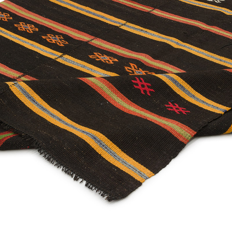 Alfombra Vintage Anatolian Kilim - 196 cm x 370 cm - K0085482